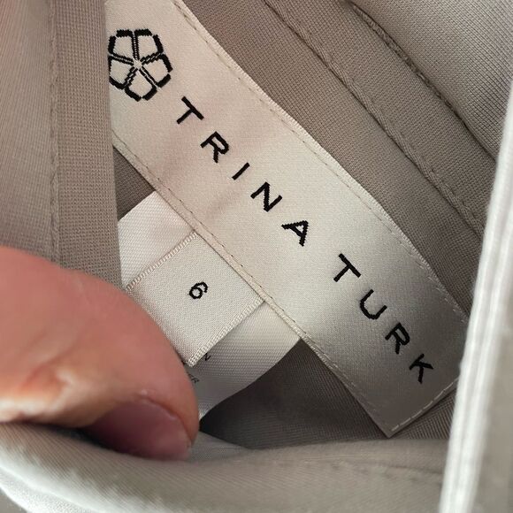 Trina Turk bomber pockets hoodie jacket size 6 - Picture 9 of 11